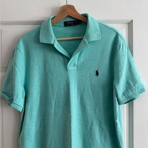 Polo by Ralph Lauren Men's Teal Polo Shirt